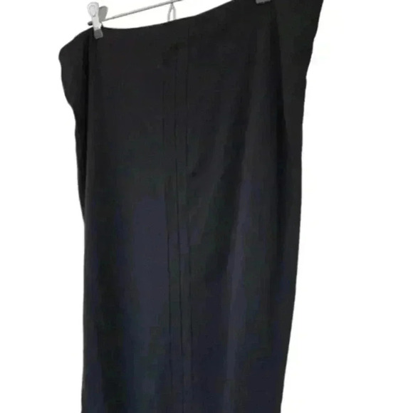 Fever London City Knightly Skirt Black Pencil Center Seam Women's plus size 14 - Picture 4 of 9